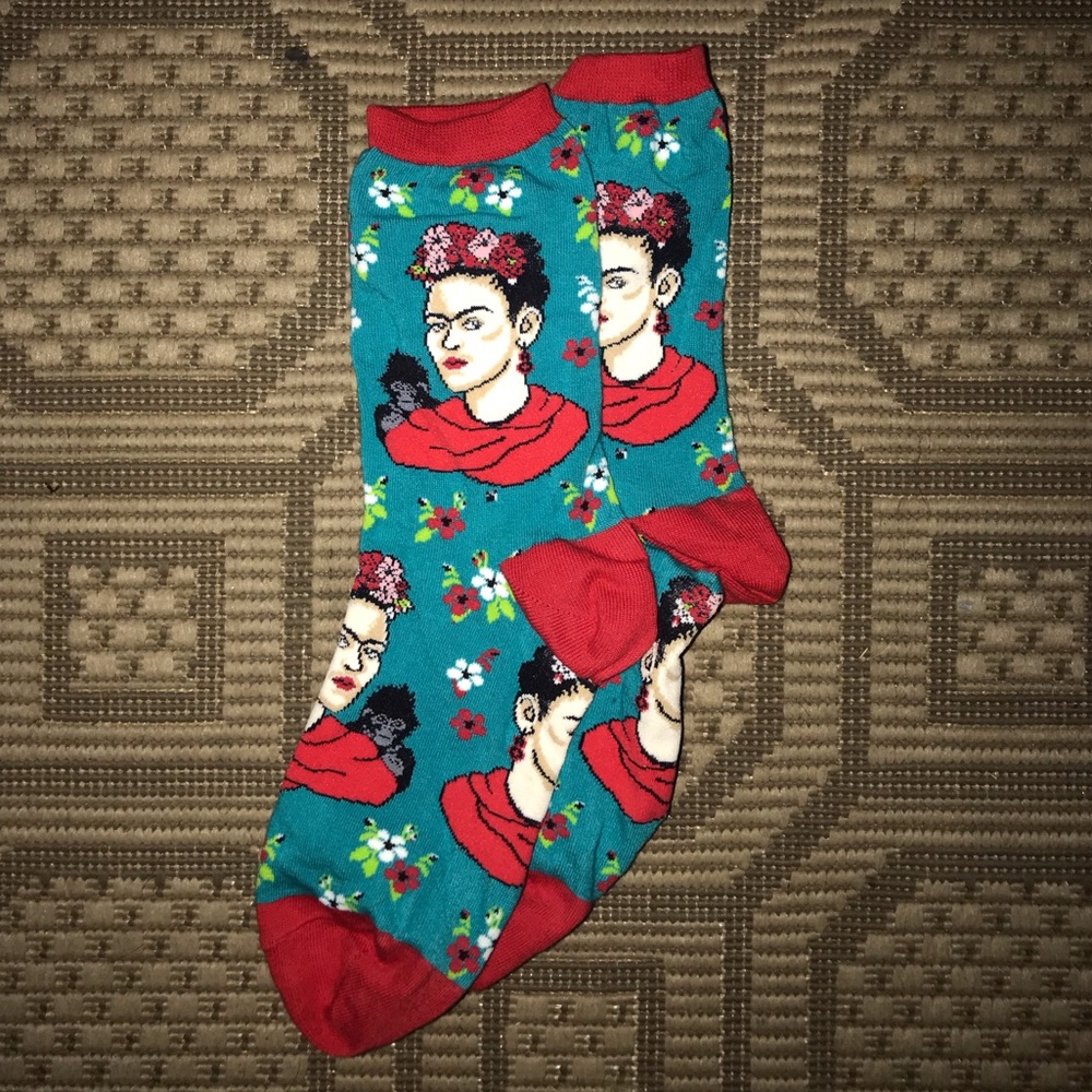 Frida Kahlo Crew Socks